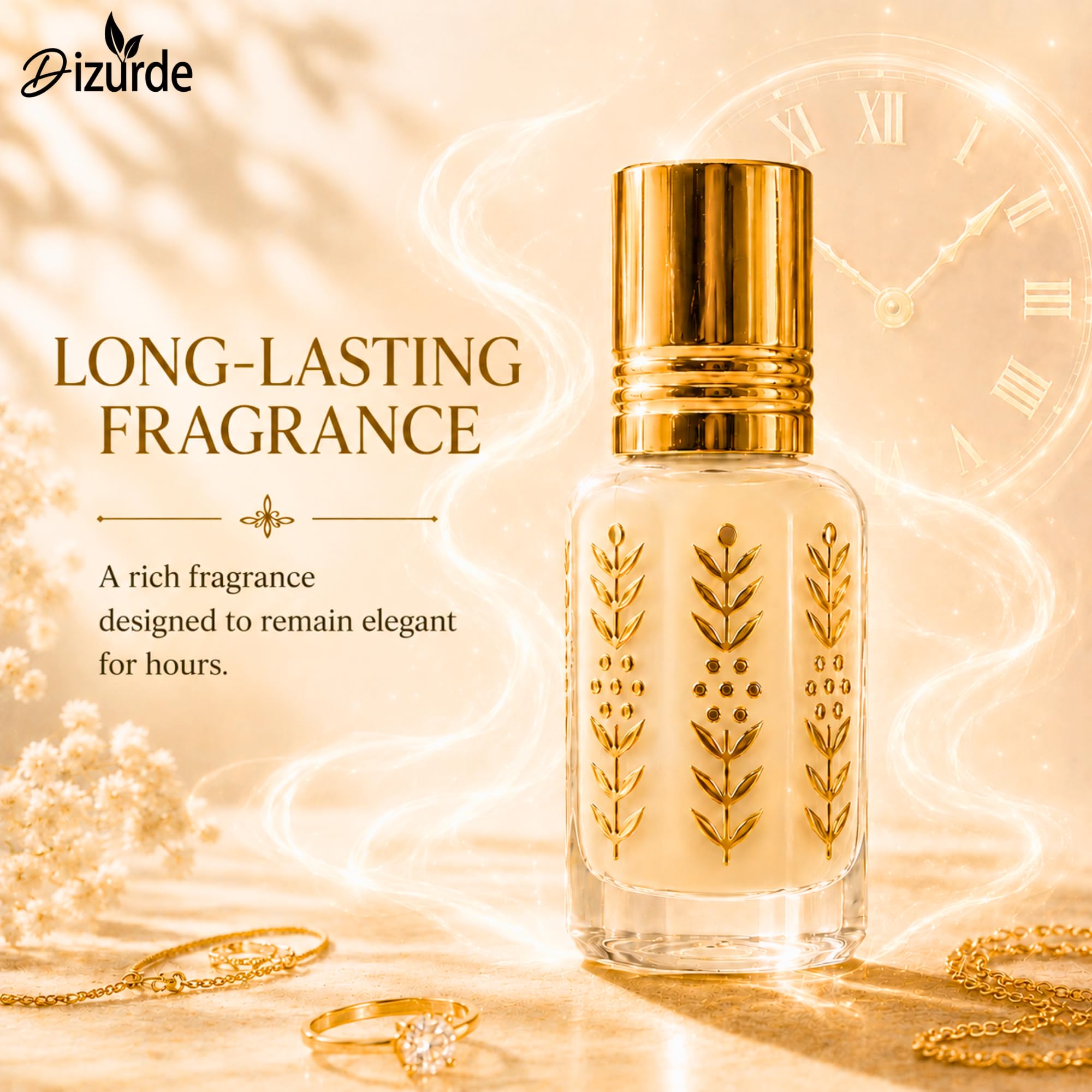 Dizurde Pack of 12 Musk Al Tahara 6mL | White Musk Perfume for Women | Egyptian Musk Oil Arabian Perfume | Soft Skin Scent for Everyday Wear & Layering