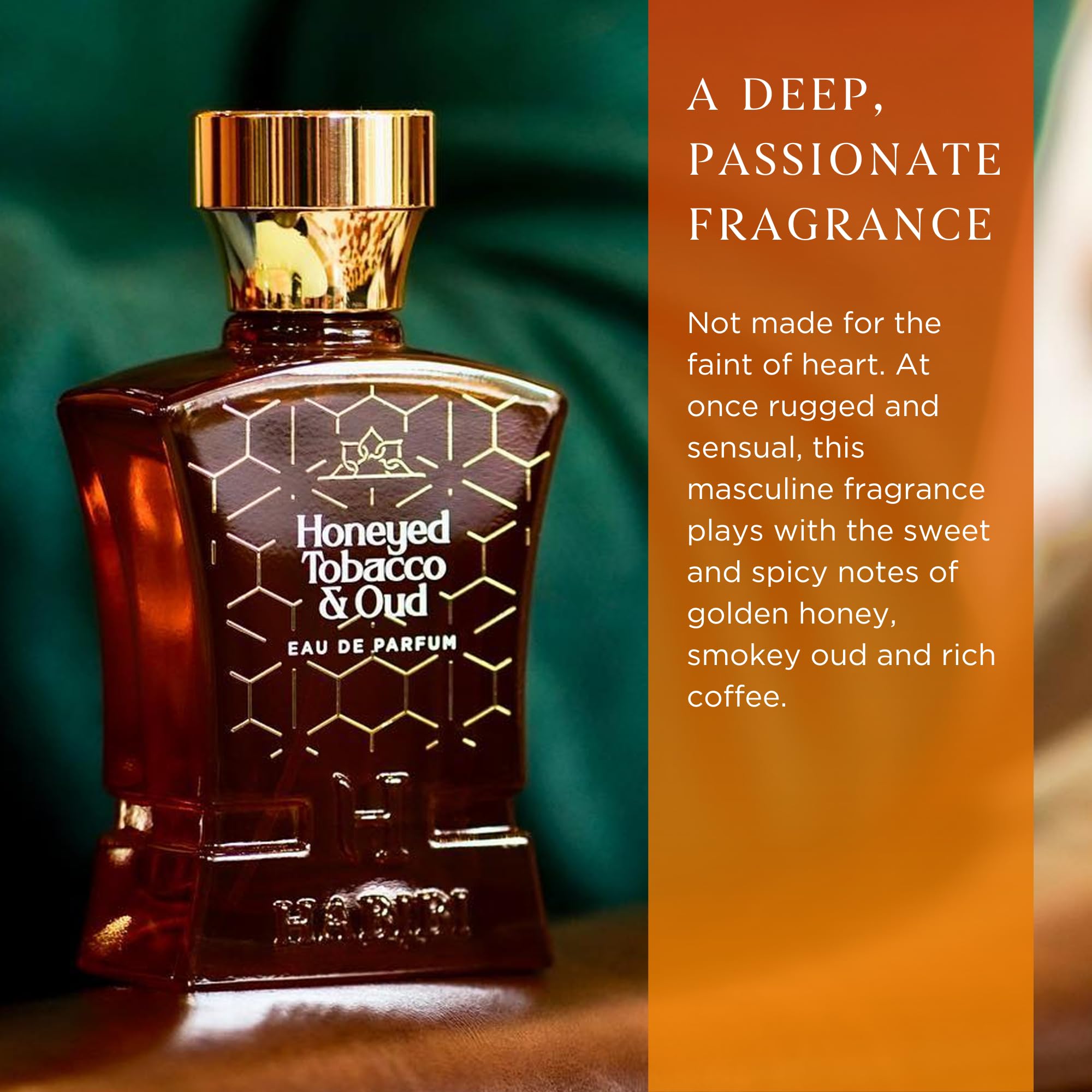 H HABIBI Honey Oud & Tobacco Honey Perfume and Sahara Rose Absolute for Men & Women - Woody, Smokey, Sweet, Spicy & Musky Notes with Sandalwood, Amber, & White Musk - Romantic Long-Lasting Eau de Par