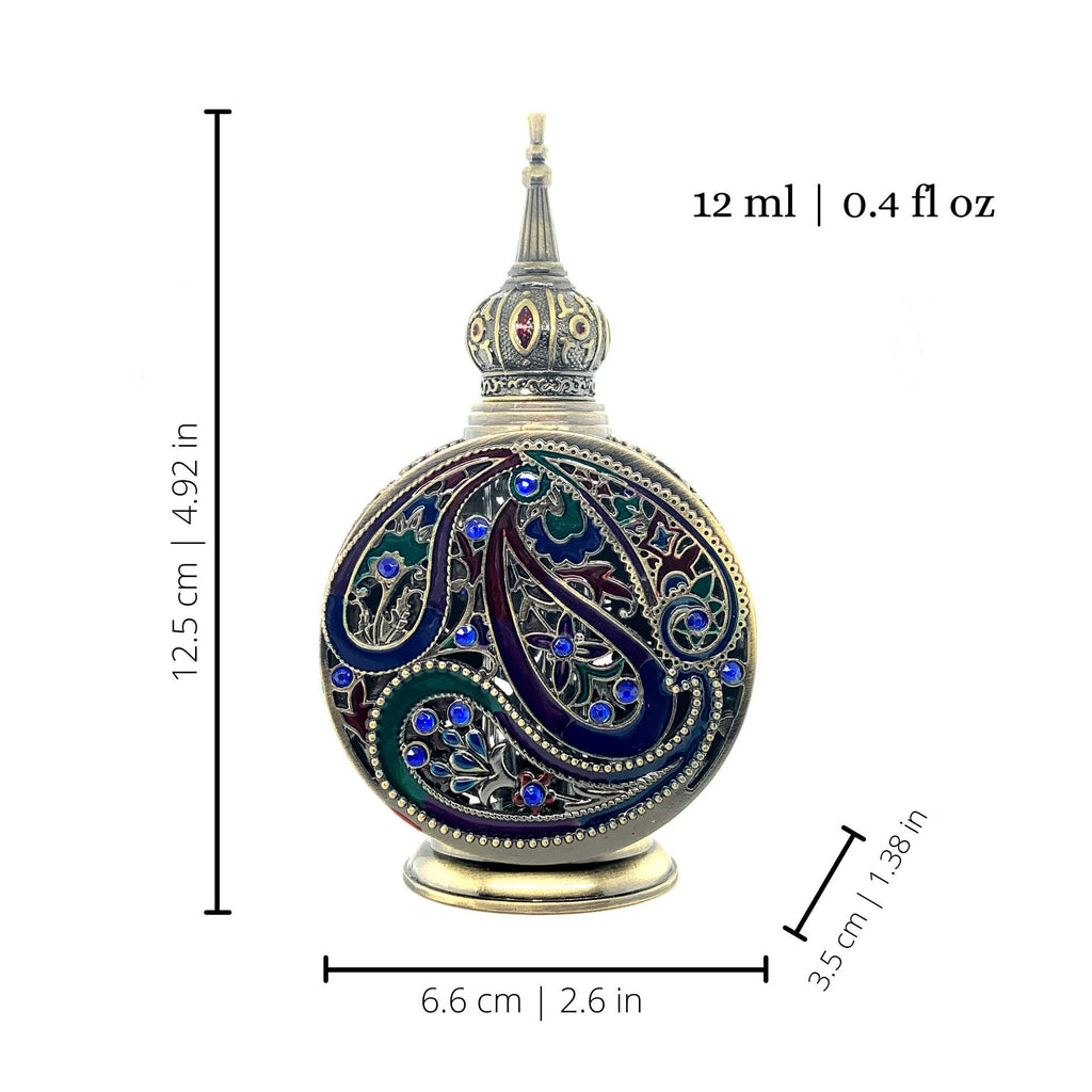 Amuze Fragrance Damascus Rose, 12 ml - METAL | Premium Perfume Oil | Attar Oil | Alcohol-Free | Vegan & Cruelty-Free