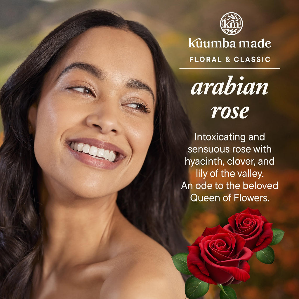 Kuumba Made Arabian Rose Fragrance Oil, Long-Lasting Scented Oil Perfume Roller, Vegan, Alcohol-Free, 0.5 oz