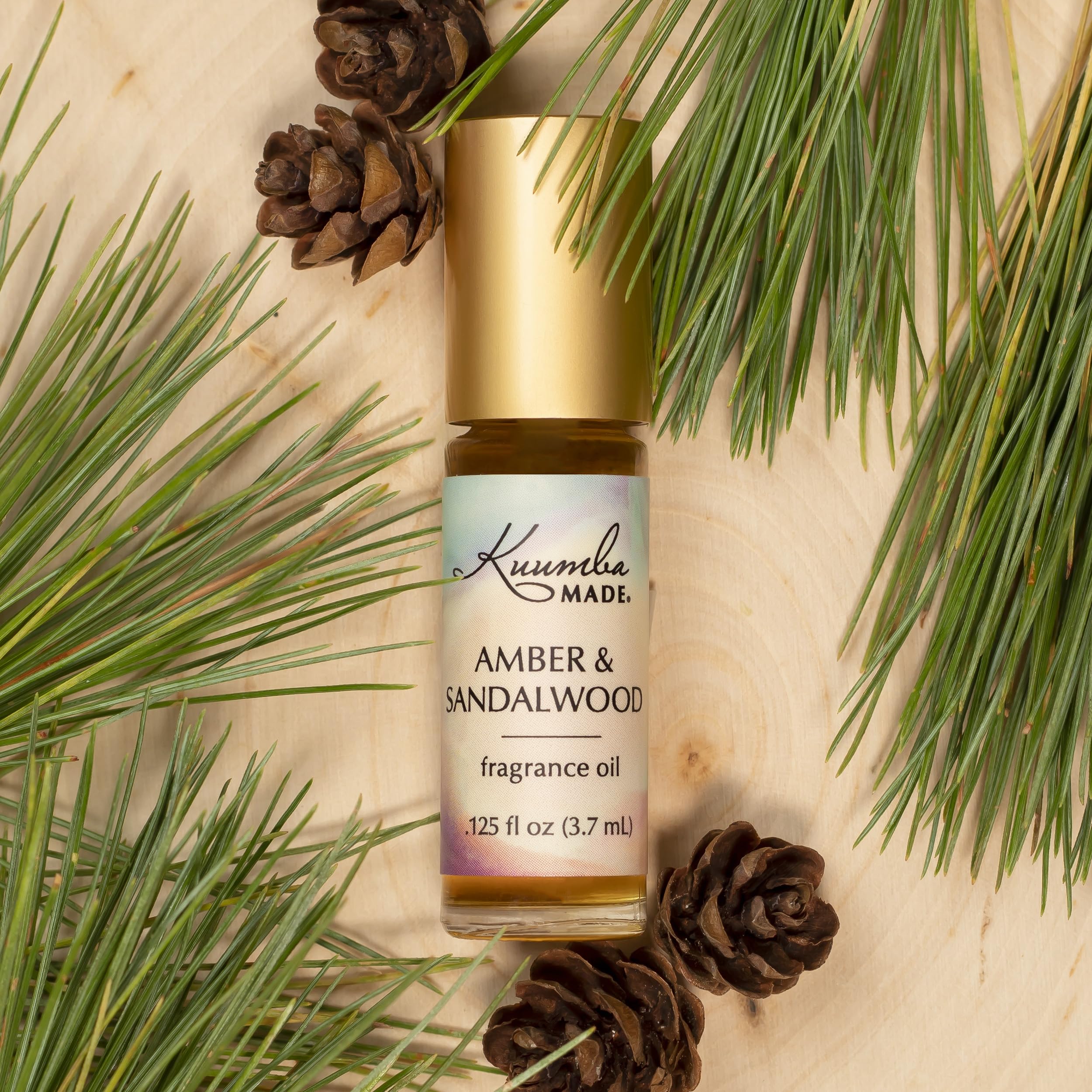 Warm Embrace – Amber & Sandalwood Perfume Roller