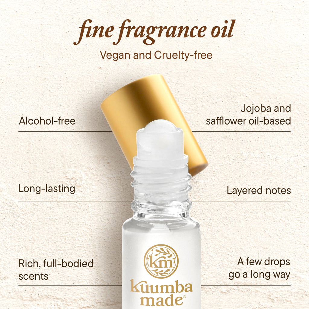 Kuumba Made Pikaki Lei Fragrance Oil, Long-Lasting Scented Oil Perfume Roller, Vegan, Alcohol-Free, 0.15 Fl Oz