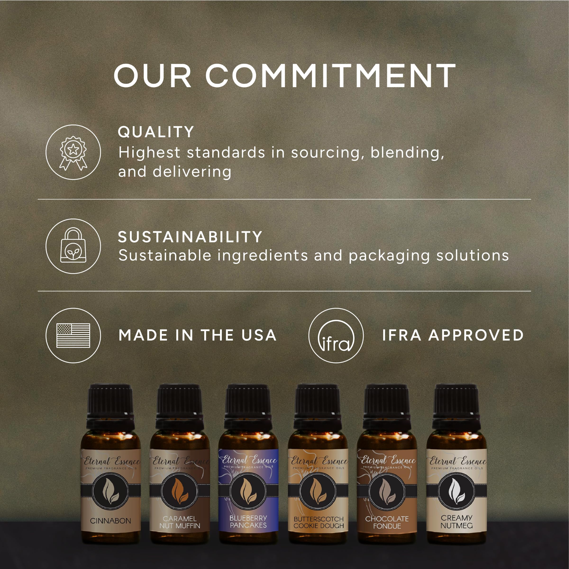 Eternal Essence Oils Guy's Night Out Set of 6 Premium Fragrance Oils - Includes Including Happy Men, Blue Sage, White Sand, Warm Rustic Woods, Musk, and White Musk Scented Oils - 10ML