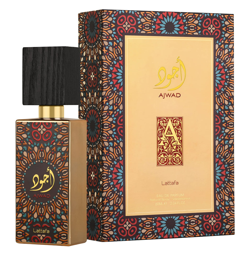 Lattafa Ajwad for Unisex Eau de Parfum Spray, 2.04 Ounce / 60 ml