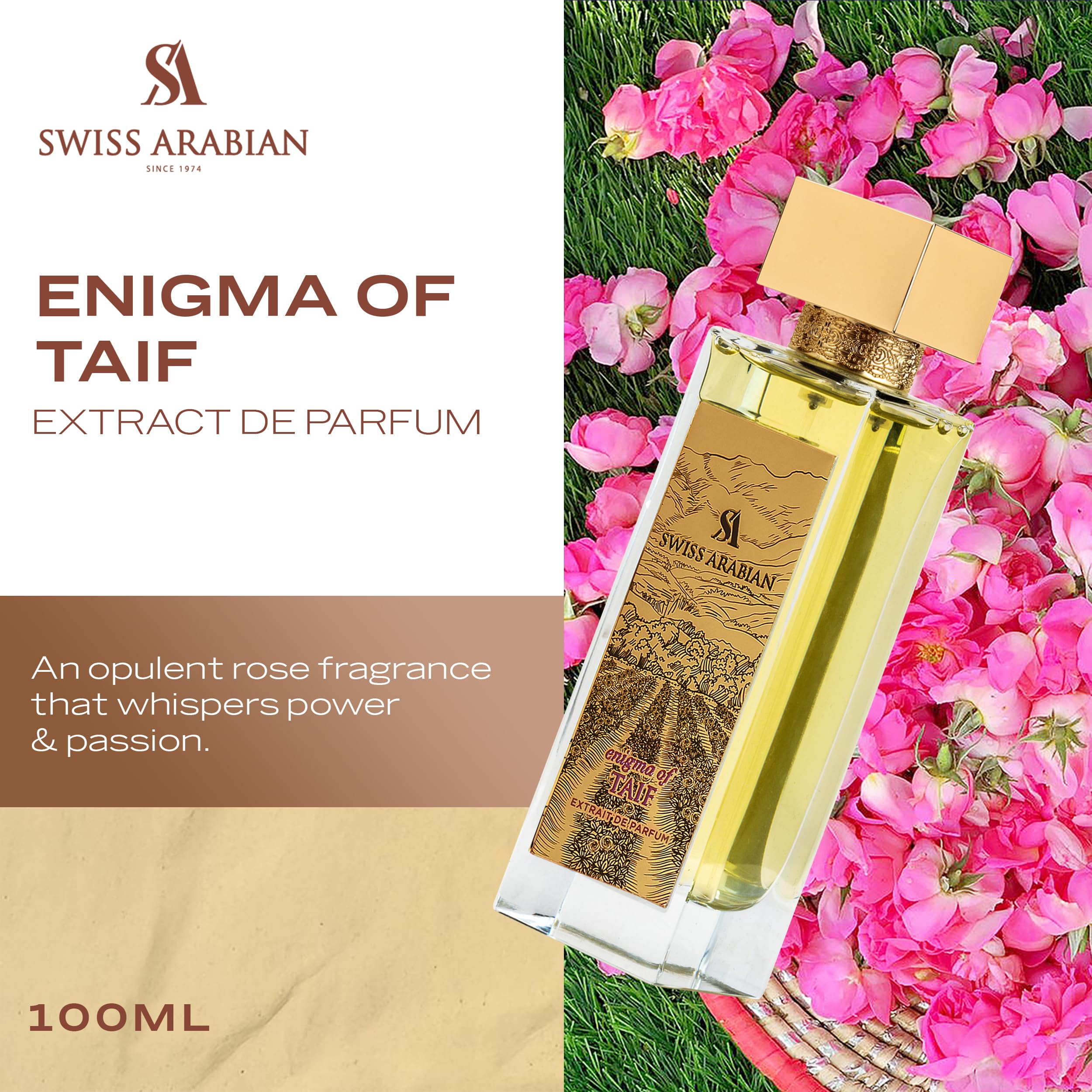 Swiss Arabian Engima of Taif Extrait De Parfum 100ml