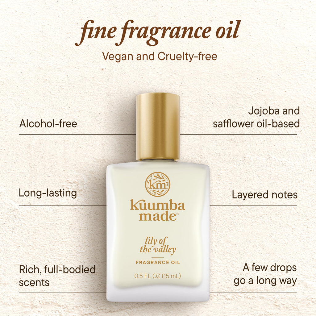Kuumba Made Lily Of The Valley Fragrance Oil, Long-Lasting Scented Oil Perfume Roller, Vegan, Alcohol-Free, 0.5 Fl Oz Fl Oz