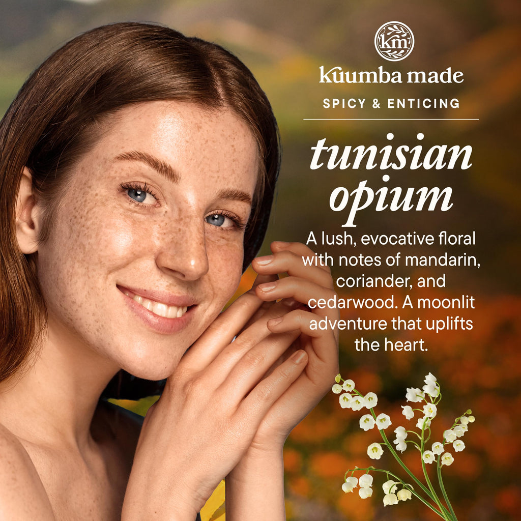 Kuumba Made Tunisian Opium Fragrance Oil, Long-Lasting Scented Oil Perfume Roller, Vegan, Alcohol-Free, 0.15 Fl Oz