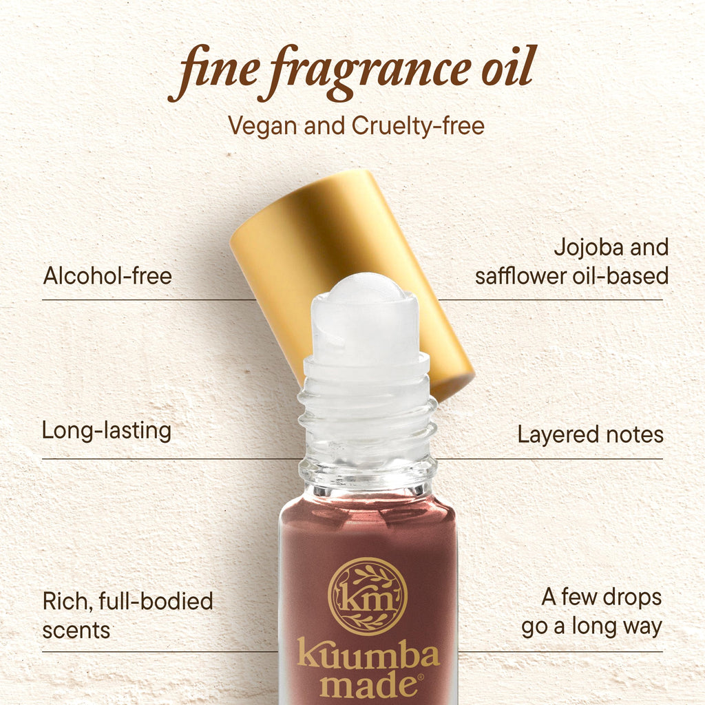 Kuumba Made Black Copium Fragrance Oil, Long-Lasting Scented Oil Perfume Roller, Vegan, Alcohol-Free, 0.15 Fl Oz