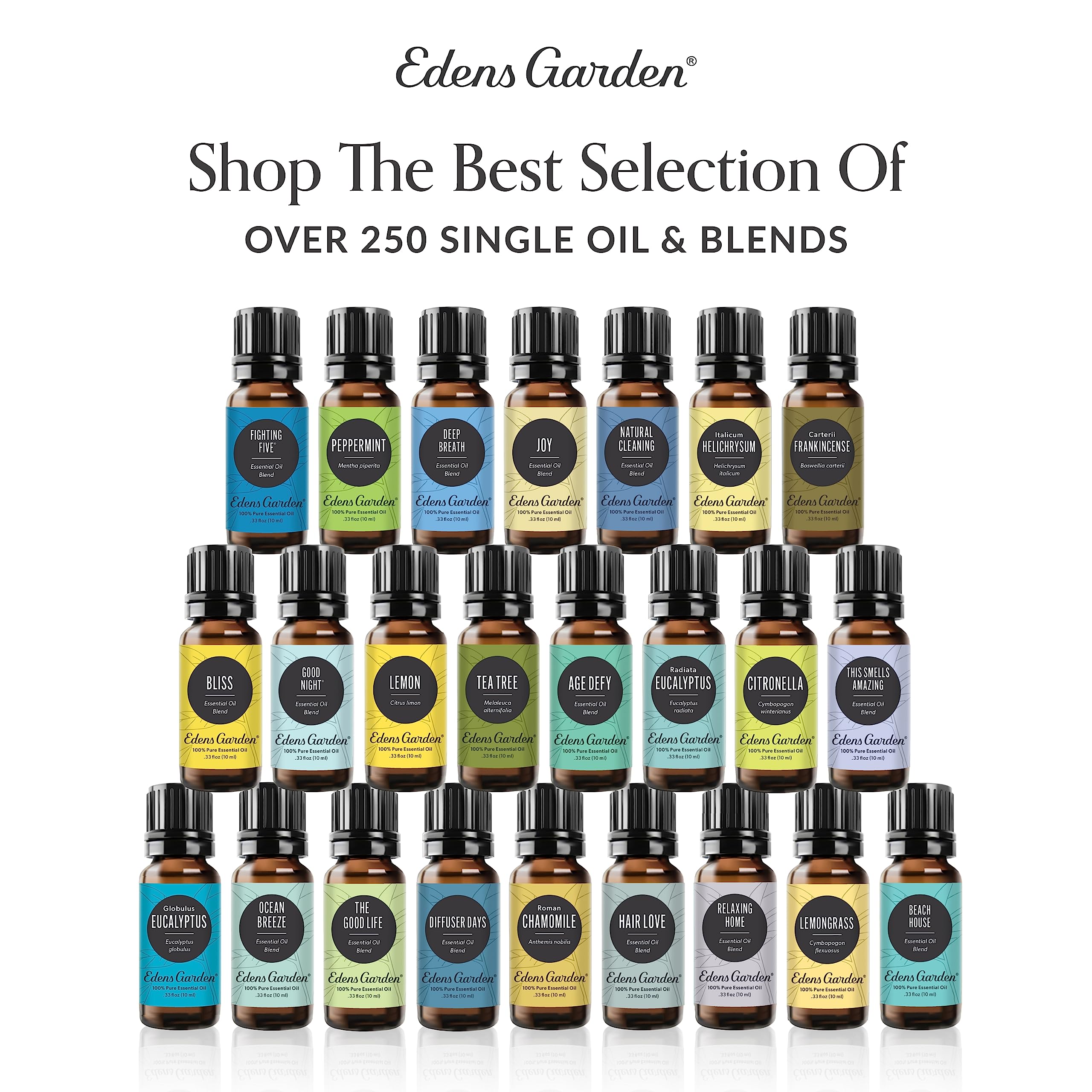 Edens Garden Jasmine Essential Oil Roll-On – Pre-Diluted Floral Blend, 100% Pure Aromatherapy & Natural Perfume, Calming Skin Safe Travel Roll-On, 10 ml (.33 fl oz)
