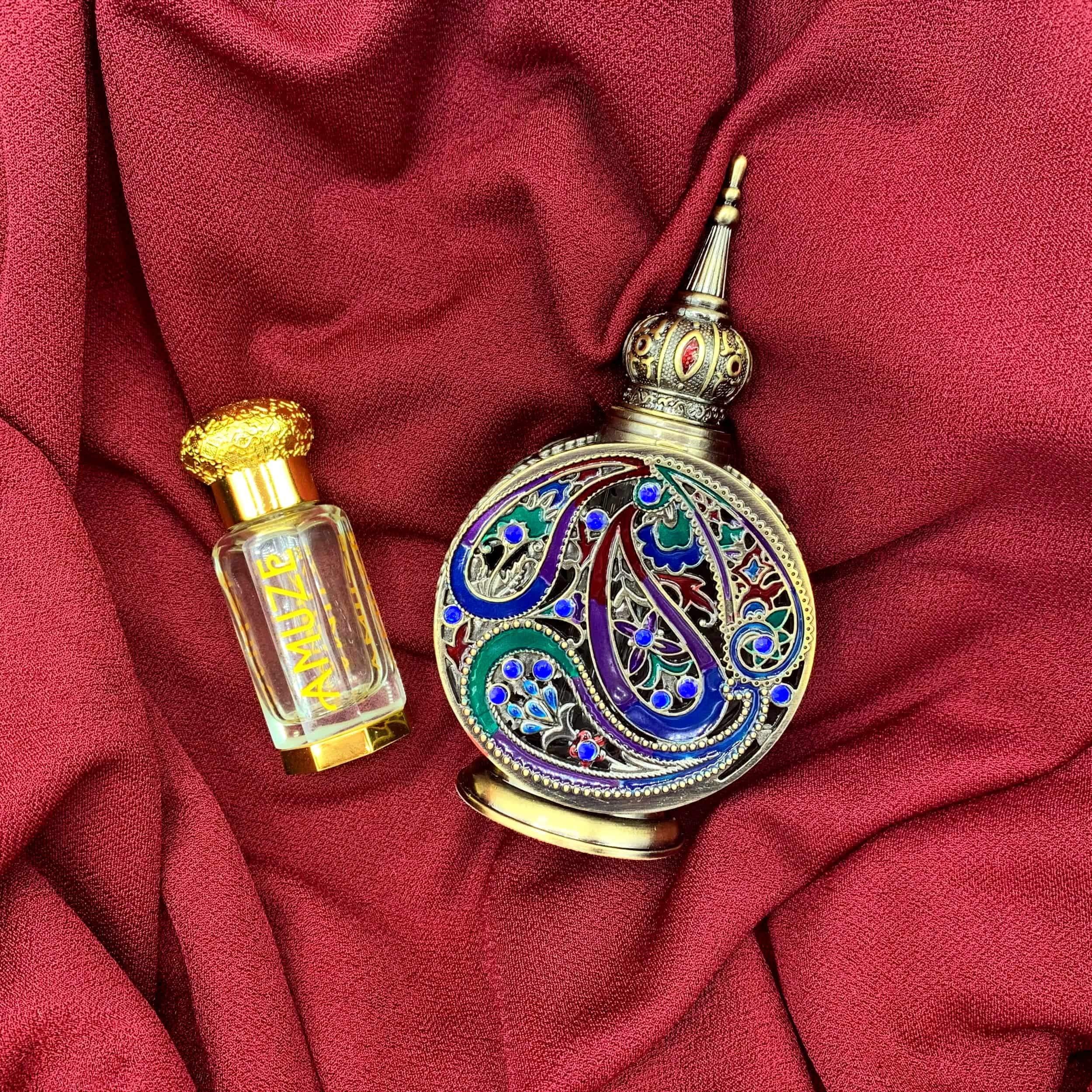 Amuze Fragrance Damascus Rose, 12 ml - METAL | Premium Perfume Oil | Attar Oil | Alcohol-Free | Vegan & Cruelty-Free